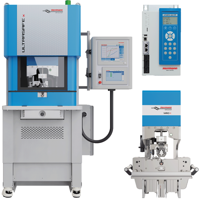 The Ultrasafe X with generator and welding system