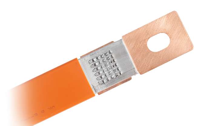 用超声焊接的母排连接示例