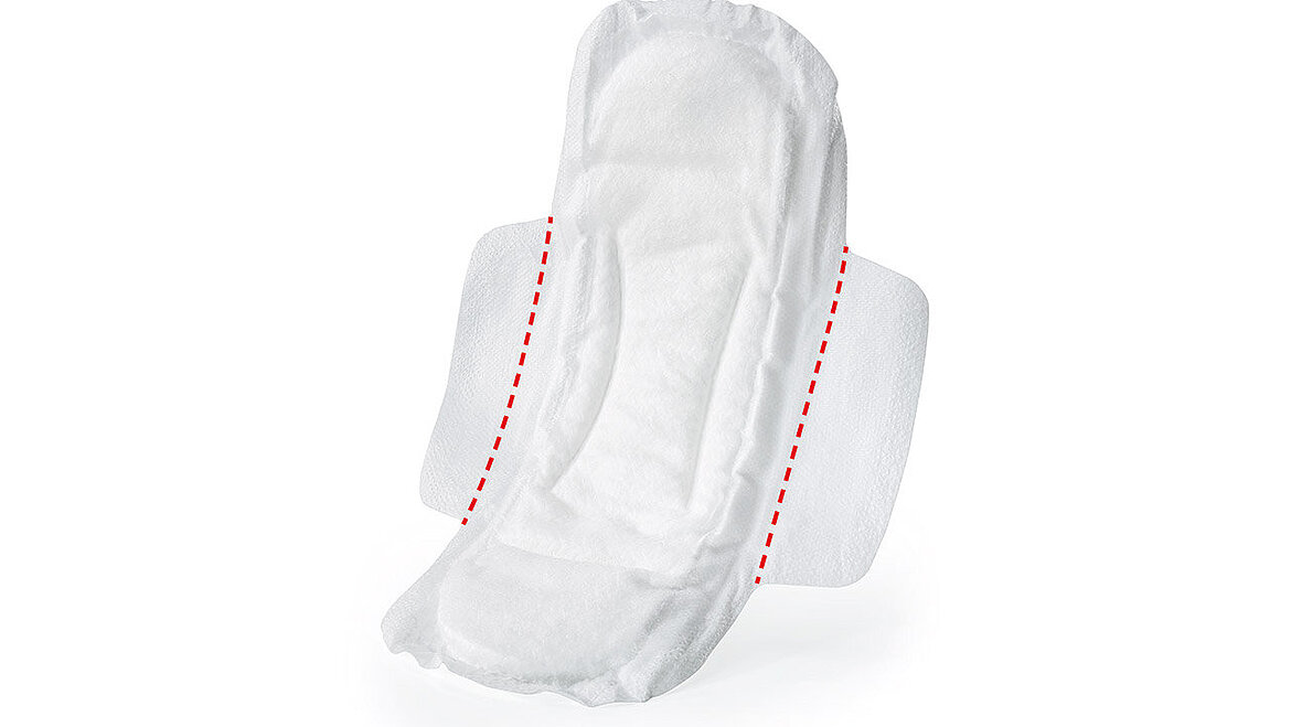 ultrasonics applications pad with wings