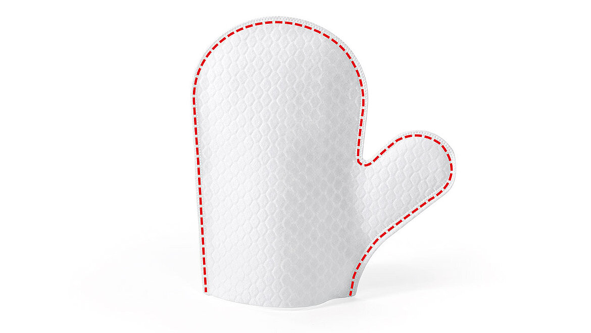 shape welding nonwovens single-use gloves