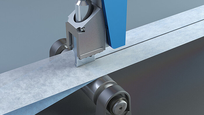 cutting nonwovens materials for single-use gloves